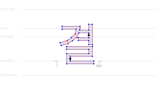 Spoqa han sans metric of 결