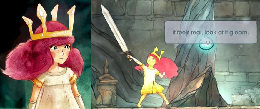 Child of light's face comparison